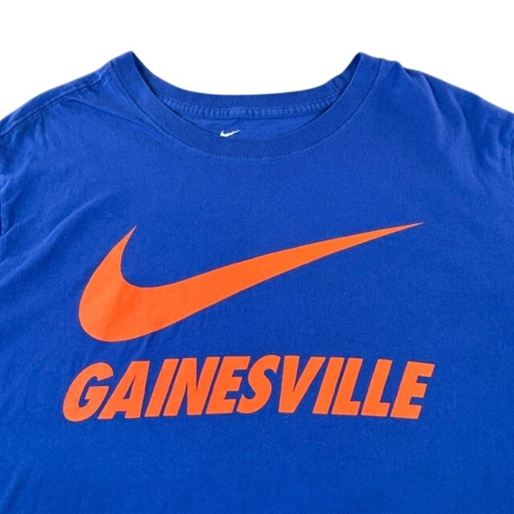 Nike Florida Gators Gainesville Men's Short Sleeve Blue Cotton T-shirt XL